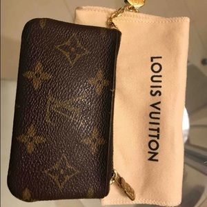 Louis Vuitton Monogram Key Pouch Keychain Wallet Coin Purse